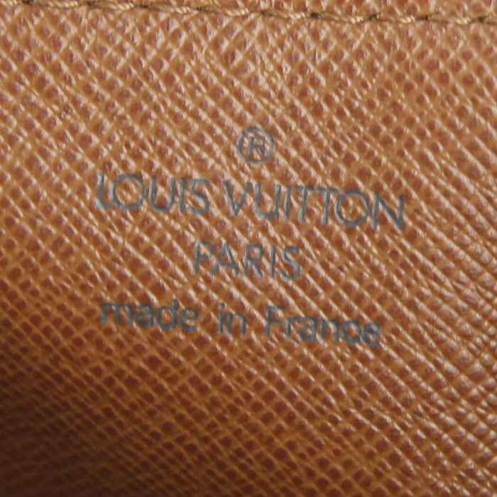 Sac à main Louis Vuitton Papillon en toile monogram et cuir naturel - Detail D3