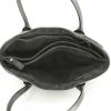 Tod's D-Bag handbag in black suede and black leather - Detail D4 thumbnail