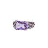 Mauboussin Désirez Amour ring in white gold,  Rose de France amethyst and diamonds - 00pp thumbnail