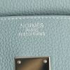 Hermes Birkin 35 cm handbag in grey blue togo leather - Detail D3 thumbnail