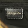 Dior Malice handbag in black and yellow foal and black canvas - Detail D5 thumbnail