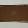 Hermes Médor small model belt in white epsom leather - Detail D2 thumbnail