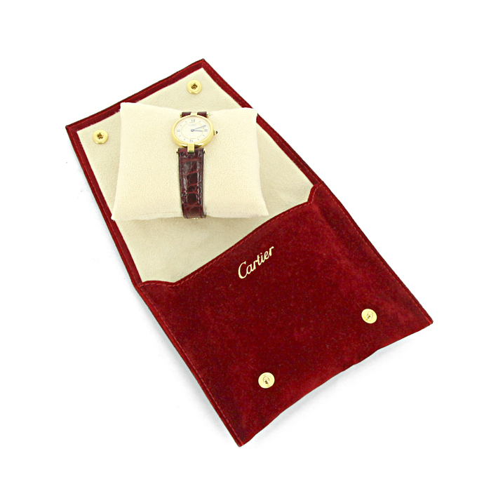 Orologio Cartier Must De Cartier in vermeil Circa  1990 - Detail D2