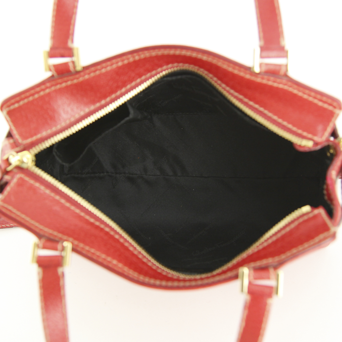 Borsa Salvatore Ferragamo in pelle rossa - Detail D3