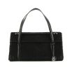Cartier Cabochon bag worn on the shoulder or carried in the hand in canvas and black leather - 360 thumbnail