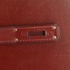 Hermes Kelly 32 cm handbag in burgundy box leather - Detail D5 thumbnail