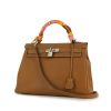 Hermes Kelly 32 cm handbag in gold togo leather - 00pp thumbnail