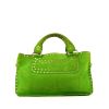Celine Boogie handbag in apple green suede - 360 thumbnail