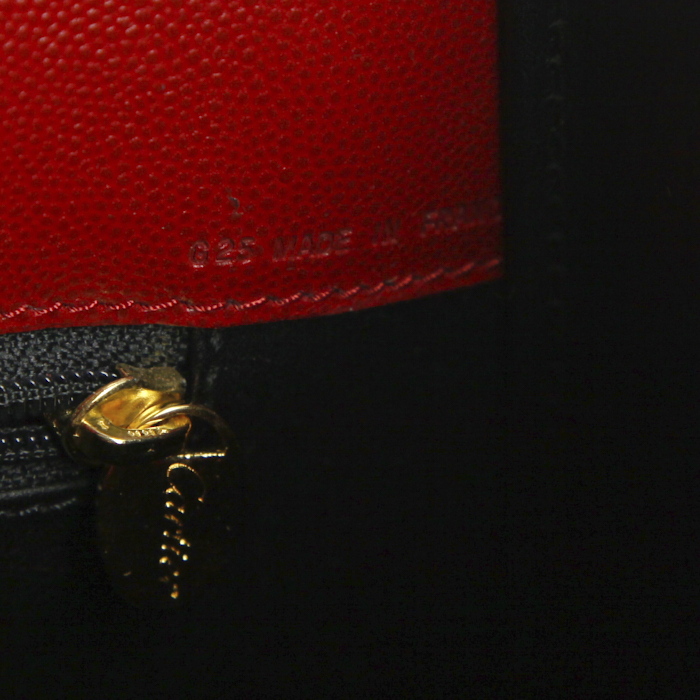 Cartier Panthère shoulder bag in red leather - Detail D3