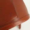 Sac à dos Louis Vuitton Gobelins - Backpack en cuir épi marron - Detail D4 thumbnail