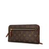 Louis Vuitton Zippy wallet in monogram canvas and brown leather - 00pp thumbnail