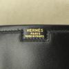 Pochette Hermes Jige en cuir box noir - Detail D3 thumbnail