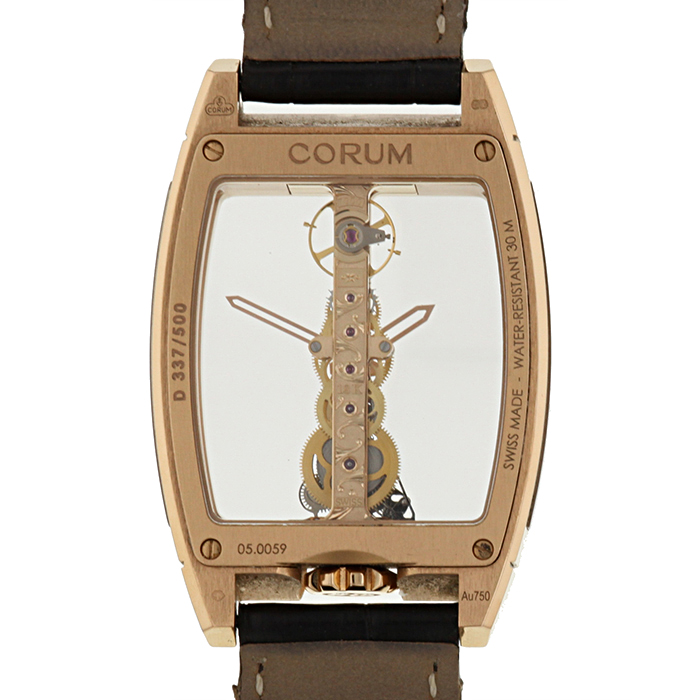 Reloj Corum Golden Bridge de oro rosa Circa  2000 - Detail D3