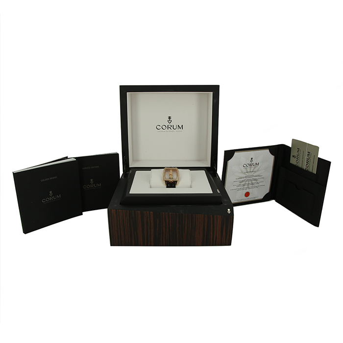 Montre Corum Golden Bridge en or rose Vers  2000 - Detail D4