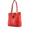 Hermes Berry shopping bag in red epsom leather - 00pp thumbnail