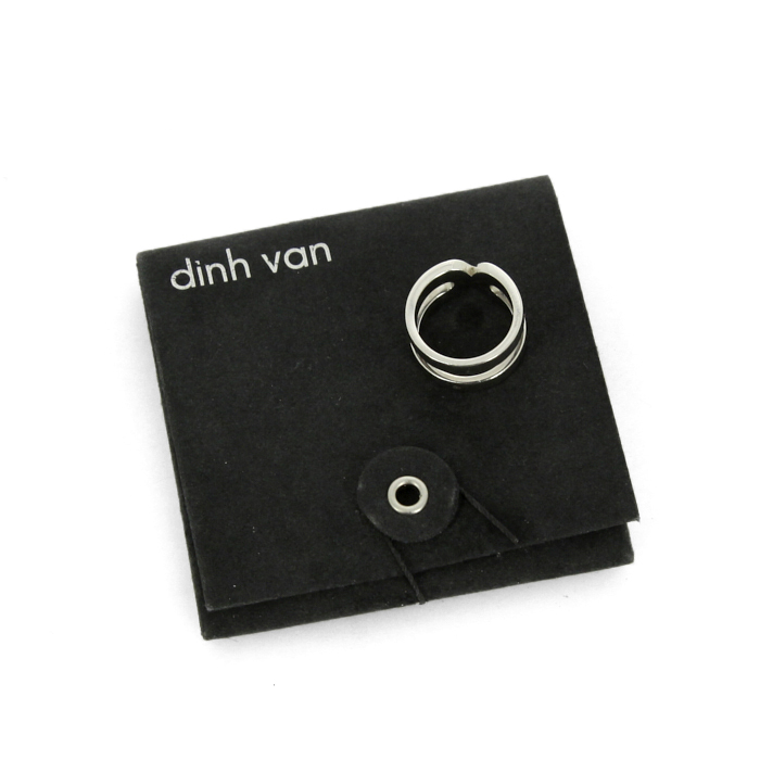 Dinh Van Maillons size XL ring in silver - Detail D2