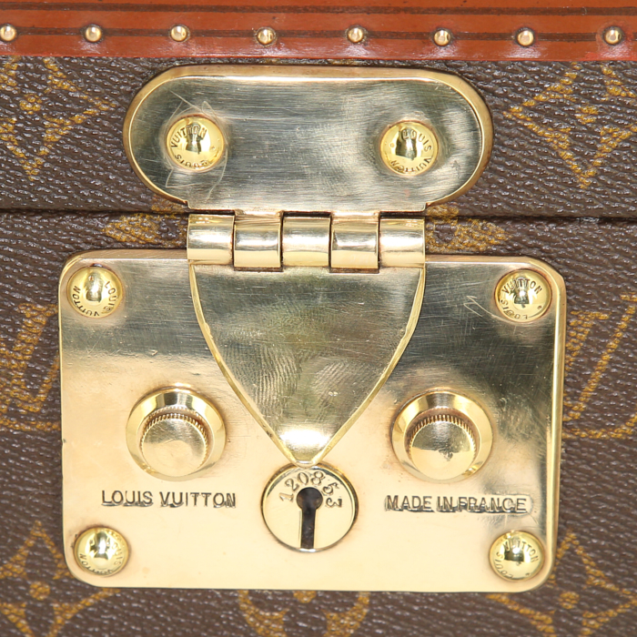Beauty Louis Vuitton Vanity in tela monogram e pelle naturale - Detail D4