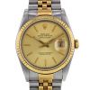 Rolex Oyster Perpetual Datejust watch in gold and stainless steel Circa  1988 - 00pp thumbnail