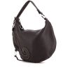 Fendi Selleria handbag in brown grained leather - 00pp thumbnail