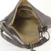 Bolso de mano Fendi Selleria en cuero granulado marrón - Detail D2 thumbnail