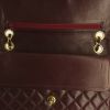 Chanel Timeless handbag in burgundy quilted leather - Detail D5 thumbnail