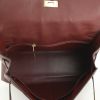 Hermes Kelly 35 cm handbag in burgundy togo leather - Detail D2 thumbnail