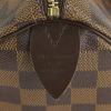 Borsa Louis Vuitton Speedy 25 cm in tela a scacchi marrone e pelle marrone - Detail D3 thumbnail