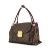 Louis Vuitton Olympe handbag in brown monogram canvas and burgundy leather - 00pp thumbnail