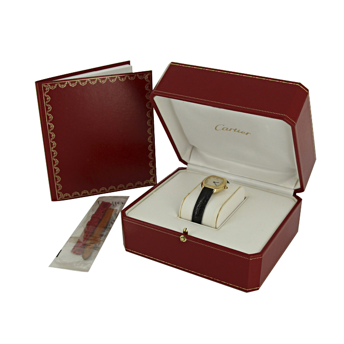 Montre Cartier Tonneau en or jaune Vers  1990 - Detail D2