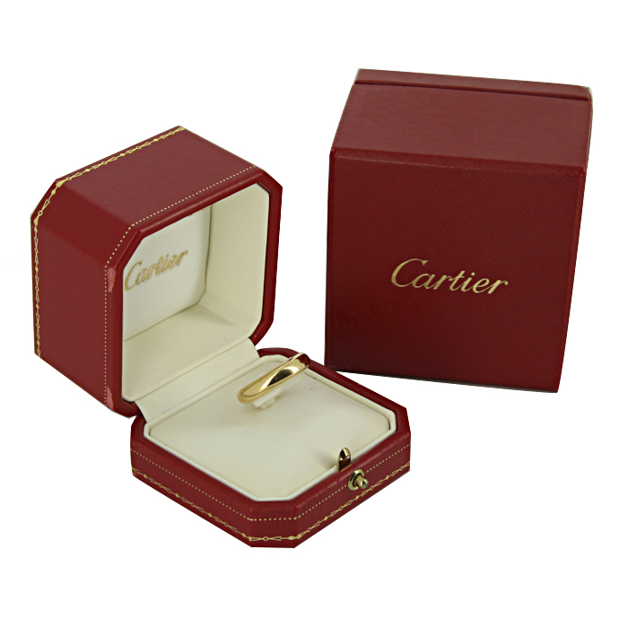 Cartier Ellipse ring in yellow gold - Detail D2