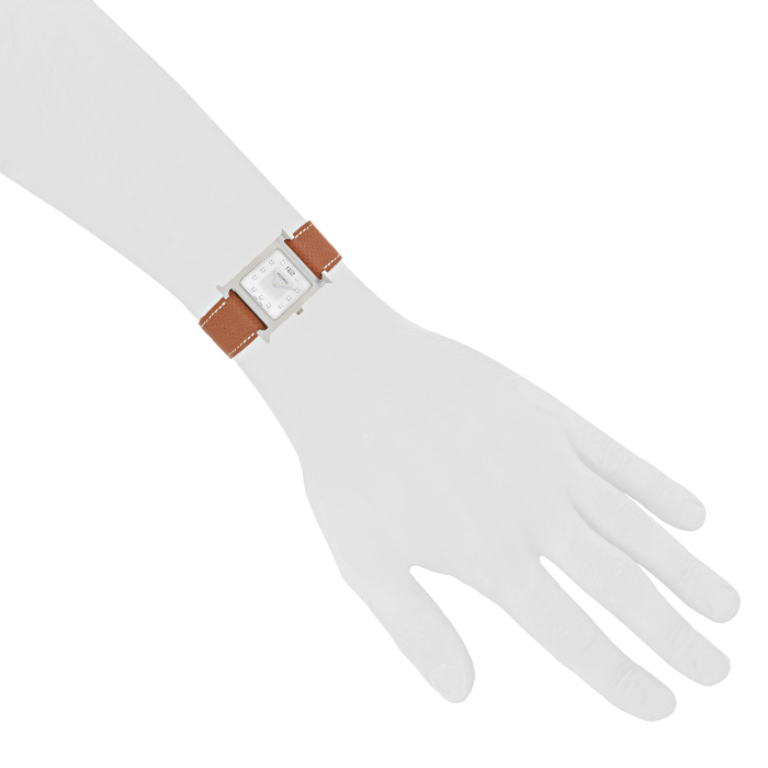 Reloj Hermes Heure H de acero Ref :  HH1.510 Circa  2010 - Detail D1