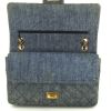 Bolso de mano Chanel 2.55 en tejido jersey degradado azul - Detail D5 thumbnail
