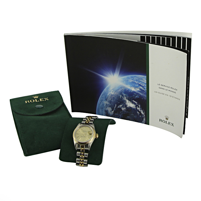 Rolex Datejust Lady watch in gold and stainless steel Circa  1980 - Detail D2