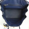 Hermes Birkin 35 cm handbag in dark blue togo leather - Detail D2 thumbnail