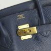 Hermes Birkin 35 cm handbag in dark blue togo leather - Detail D3 thumbnail