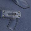 Hermes Birkin 35 cm handbag in dark blue togo leather - Detail D4 thumbnail