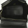 Celine Trapeze large model bag in black leather and black suede - Detail D2 thumbnail