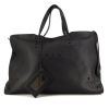 Balenciaga Blackout city travel bag in black leather - 360 thumbnail