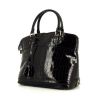 Bolso de mano Louis Vuitton Lockit  en cocodrilo negro - 00pp thumbnail