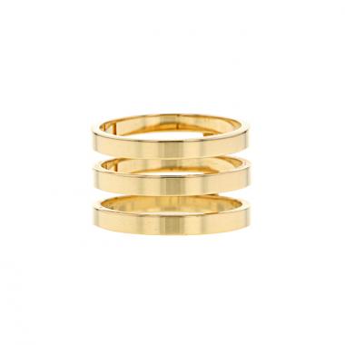Repossi Berbère triple ring in yellow gold