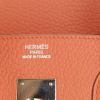 Borsa Hermes Birkin 35 cm in pelle taurillon clemence arancione Capucine - Detail D3 thumbnail