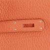 Borsa Hermes Birkin 35 cm in pelle taurillon clemence arancione Capucine - Detail D4 thumbnail