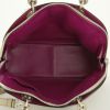 Dior Diorissimo medium model handbag in beige leather and fushia pink leather - Detail D3 thumbnail