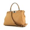 Fendi Peekaboo Selleria medium model handbag in beige grained leather - 00pp thumbnail