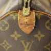 Bolsa de viaje Louis Vuitton Keepall 50 cm en lona Monogram y cuero natural - Detail D3 thumbnail