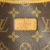 Bisaccia Louis Vuitton Saumur modello grande in tela monogram cerata e pelle naturale - Detail D4 thumbnail