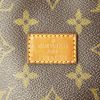 Bolso bandolera Louis Vuitton Saumur modelo pequeño en lona Monogram revestida marrón y cuero natural - Detail D4 thumbnail