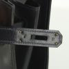 Hermes Kelly 32 cm handbag in dark blue box leather - Detail D4 thumbnail