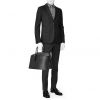 Bolso de mano Louis Vuitton Riviera en cuero Epi negro - Detail D1 thumbnail