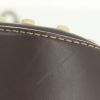 Tod's handbag in dark brown leather and taupe suede - Detail D4 thumbnail